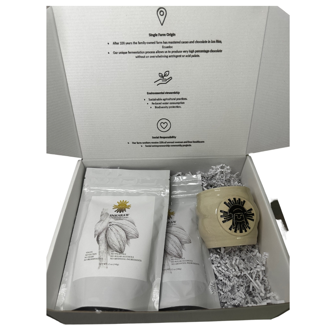 Double Inkakaw Ceremonial Cacao Gift Box