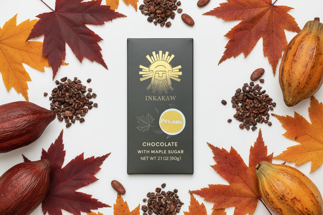 Handcrafted Jungle 70% – Maple Sugar and Pecans Dark Chocolate - 2.47 oz