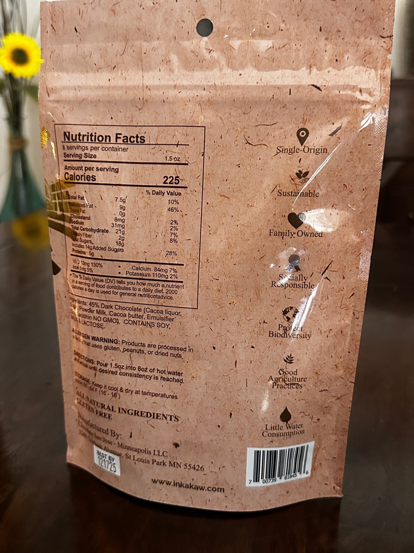 Pure Hot Chocolate 12oz/bag