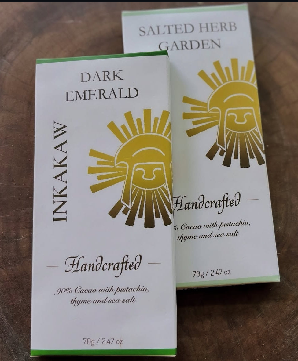 Handcrafted 70% Pistachio, Thyme, Sea Salt Bar