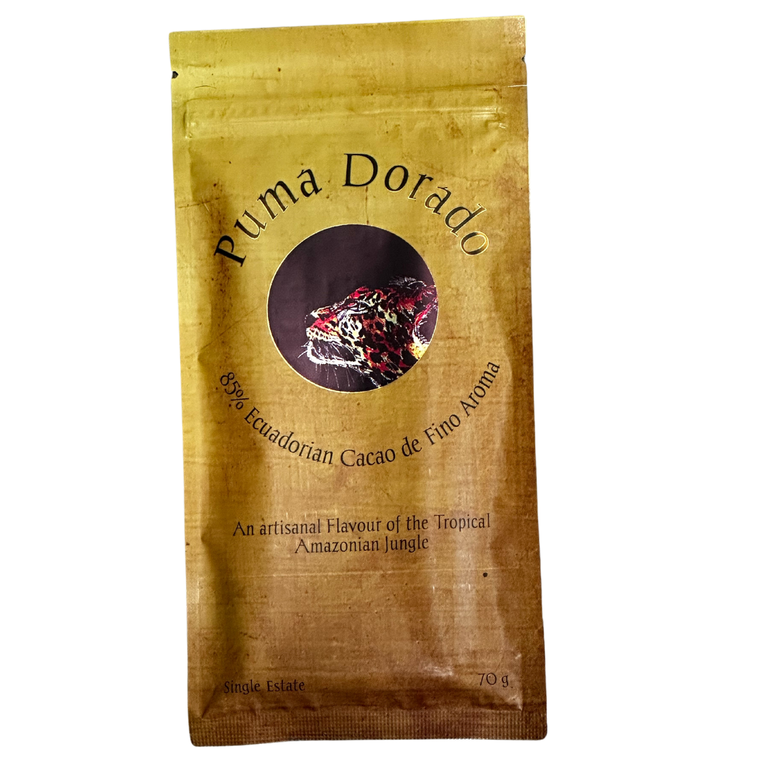 Puma Dorado 85% Artisanal Gold ElectrolytesChocolate Bar