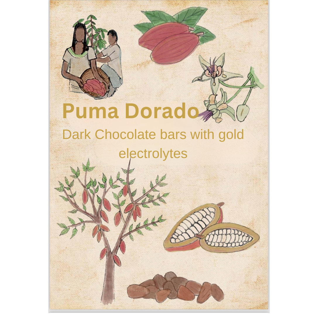 Puma Dorado 85% Artisanal Gold ElectrolytesChocolate Bar