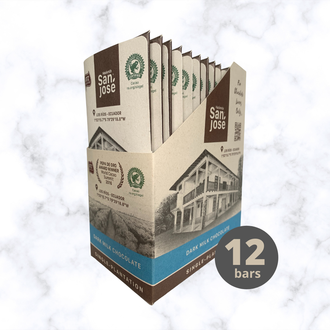 Dark Milk Chocolate 50g (1.8 oz) bar
