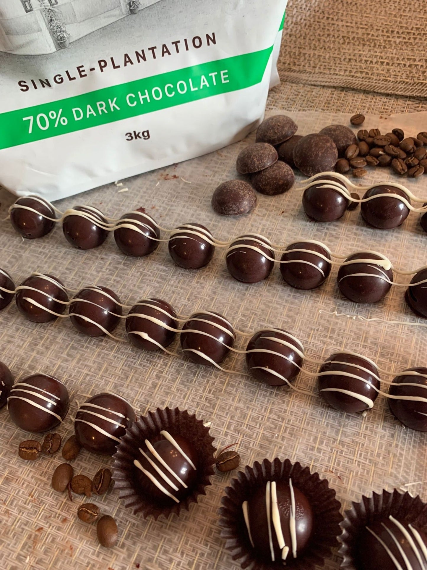 Chocolate Ganache Truffle Box-12 pieces/box