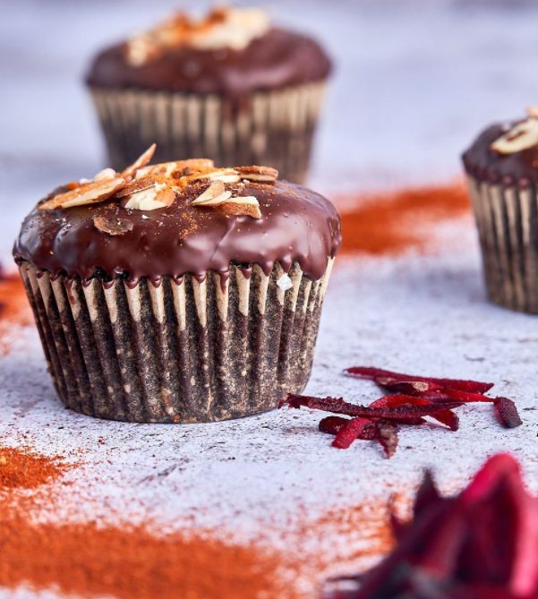 Spicy Chocolate Beet Cakes