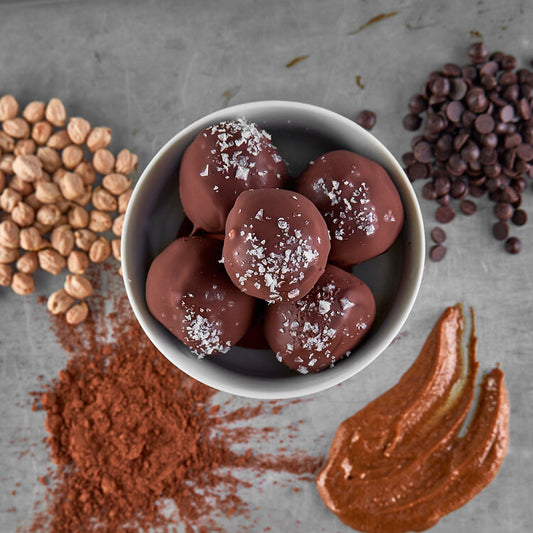 Mocha Brownie Batter Truffles