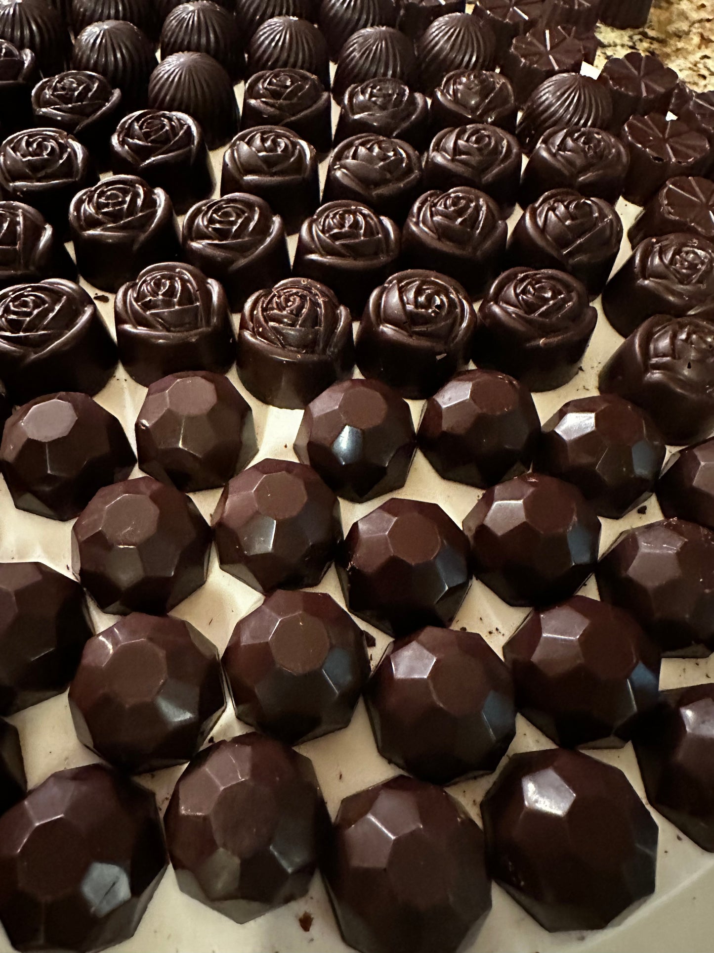 Tempered Chocolate Truffle Box- 12 pieces/box