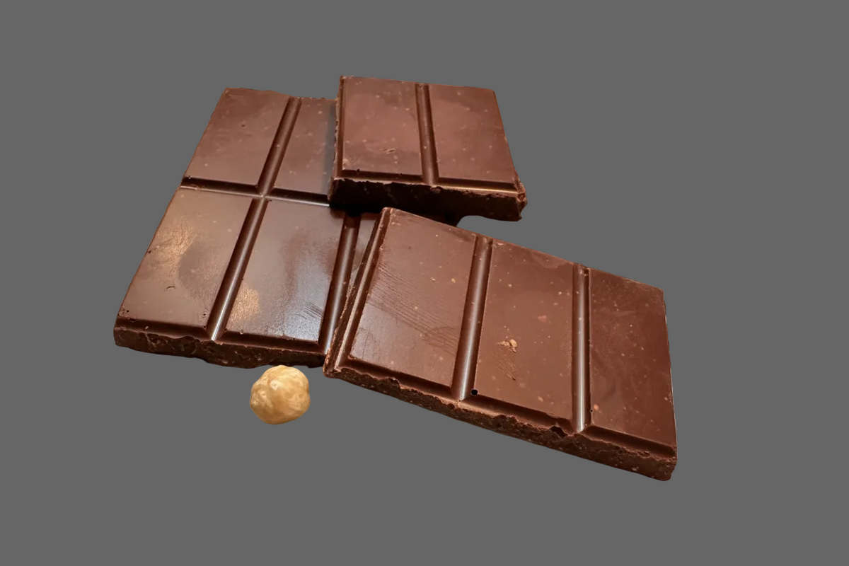 Handcrafted Gianduja Chocolate bar - 2.12 oz