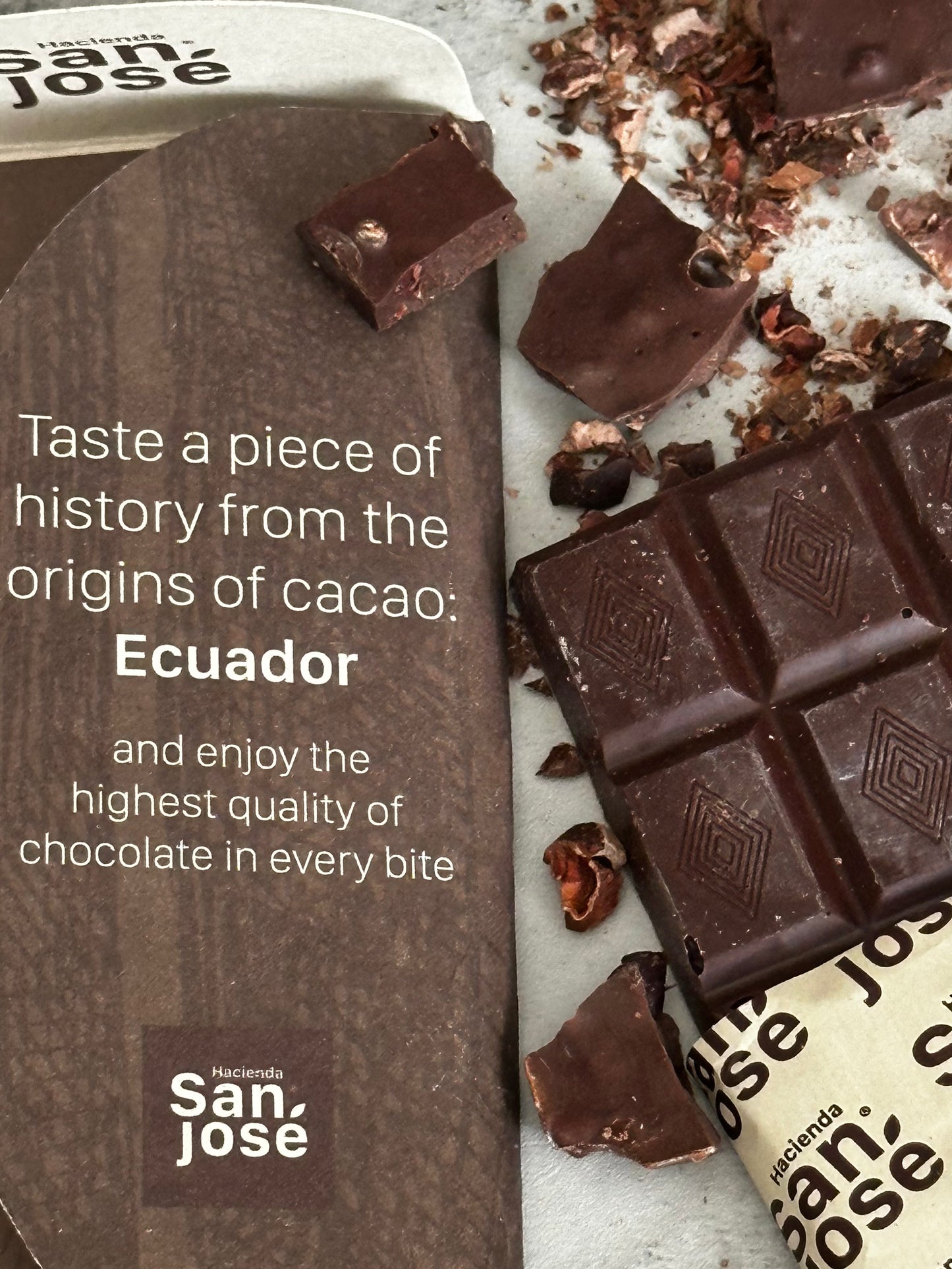 80% Dark Chocolate with Nibs bar