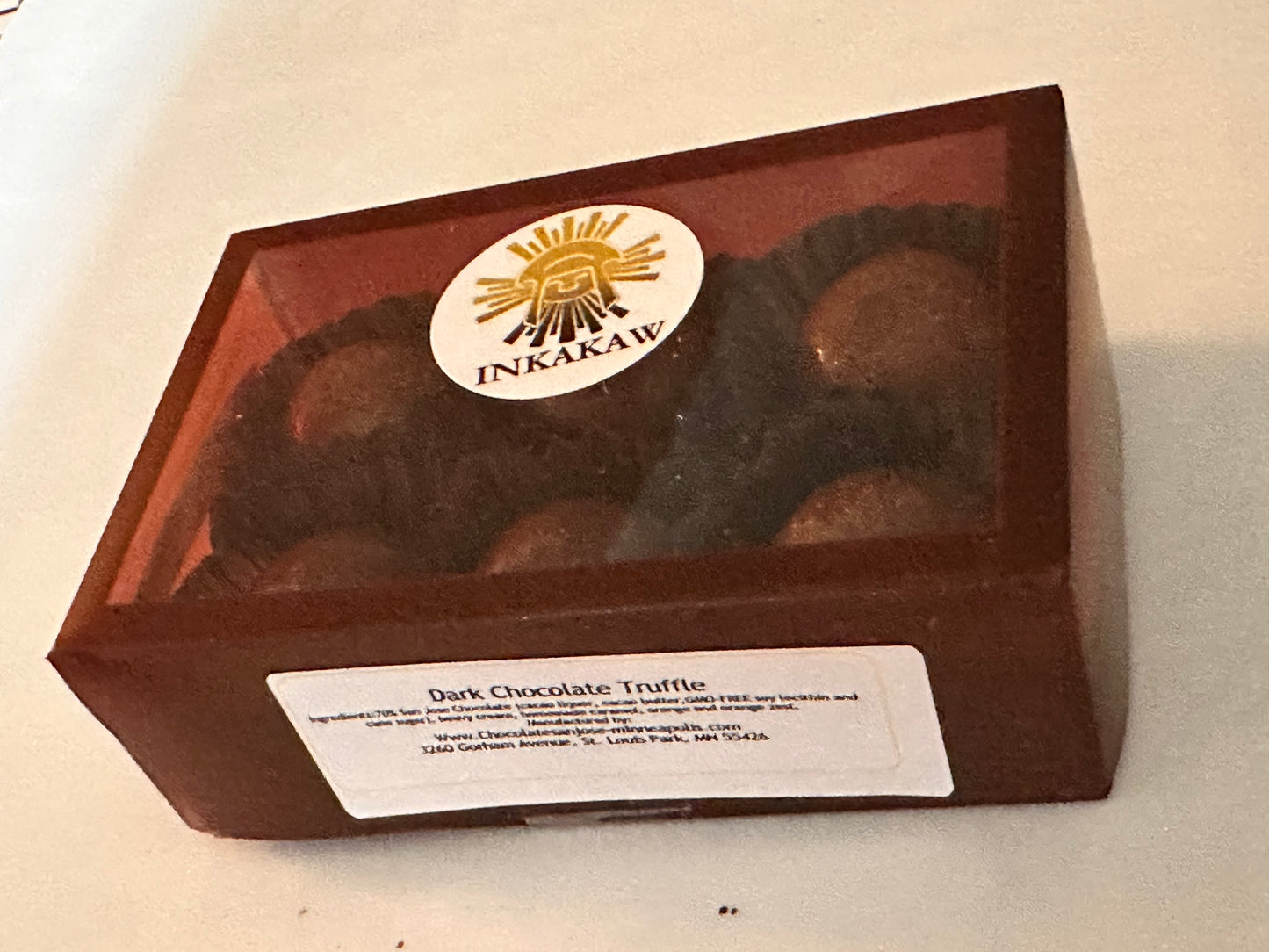 Chocolate Ganache Truffle Box -6 pieces/box