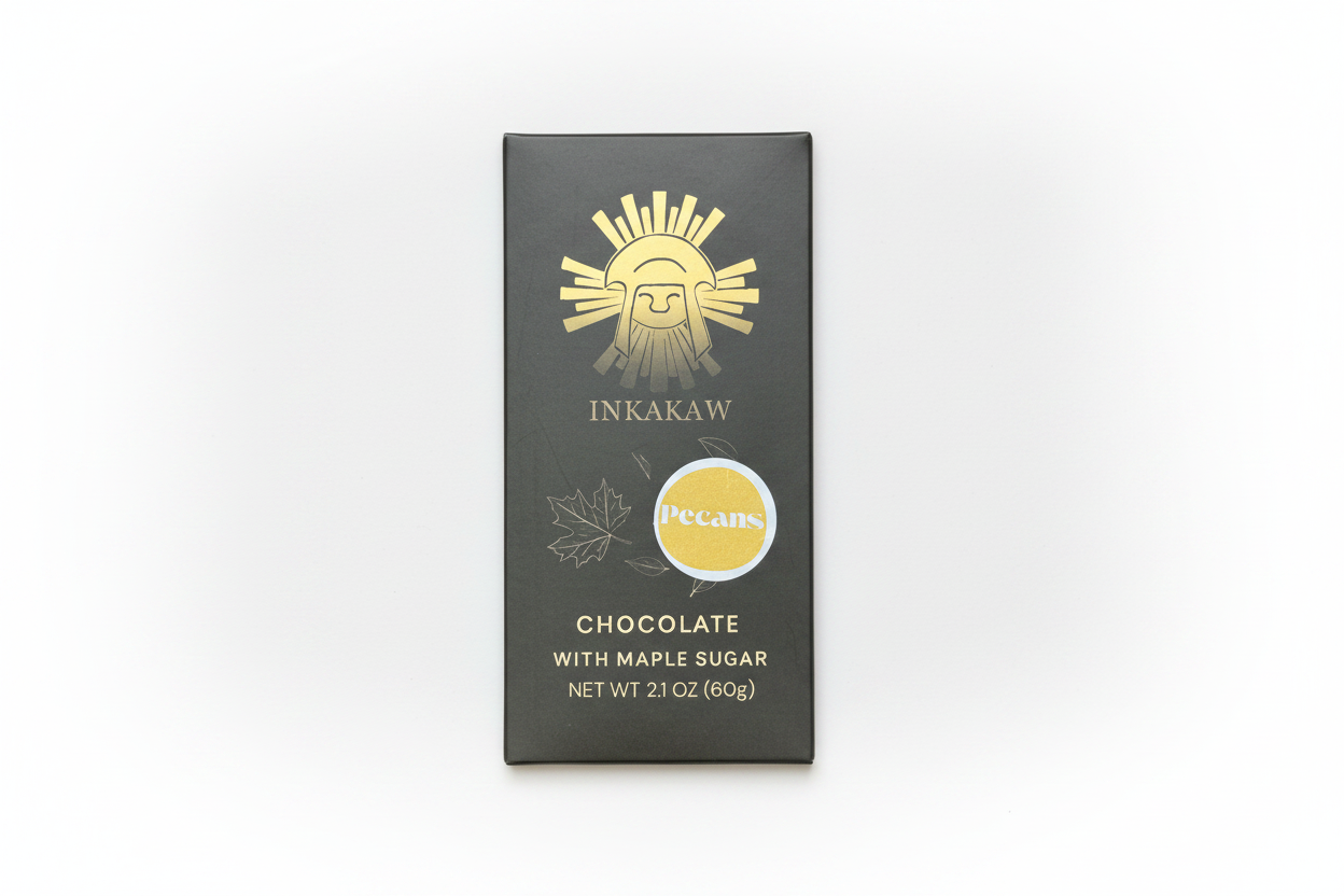 Handcrafted Jungle 70% – Maple Sugar and Pecans Dark Chocolate - 2.47 oz