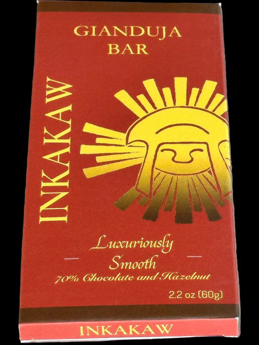 Handcrafted Gianduja Chocolate bar - 2.12 oz