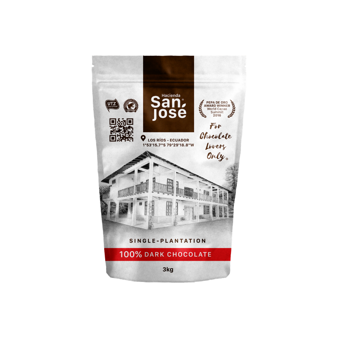 100% Dark Chocolate Discs