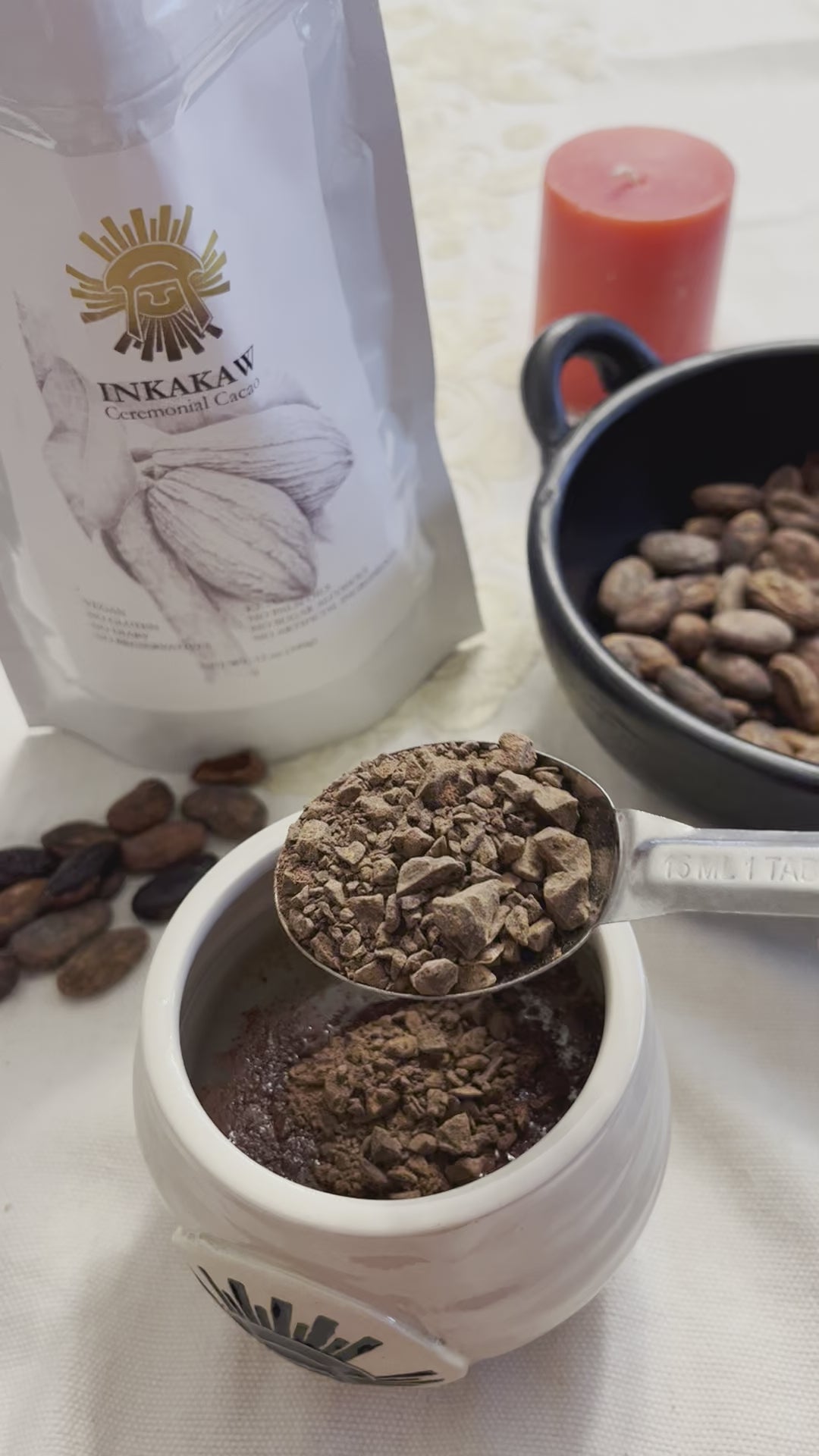 cacao様 Ceremonial Cacao - 12 oz/bag – Inkakaw & Chocolate San Jose