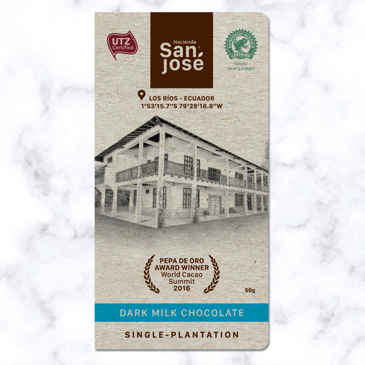 Dark Milk Chocolate 50g (1.8 oz) bar